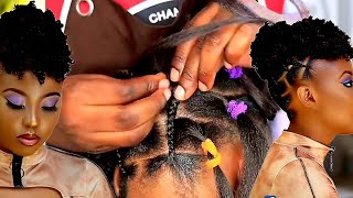 Wow!  You Can Box Braid Your Natural Hair This Way Ft.Mauricedecrochetmaster #Braidstyles #Boxbraids
