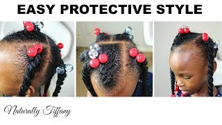 Maiah'S Quick Protective Crochet Style! | Kids Natural Hair Care