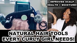 Natural Hair Tools Every Curly Girl Needs! Low And High Porosity Friendly!