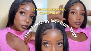 How To Slay & Melt Down Your Lace Front Wig // Step By Step
