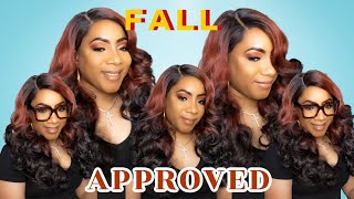 New! Outre Color Bomb Hd Lace Front Wig - Kayleen| Beauty Thru Her Eyes