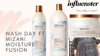 Mizani Moisture Fusion Review | 4C Hair Wash Day Routine | Influenster Voxbox |Naturally_Tanya89
