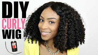 How To Make A Curly Wig With Closure> Kinky Curly Lace Wig Naturalbosslady