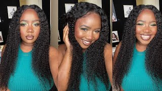 Easiest Curly Hair Wig Styling And Installation Ft @Celie Hair