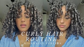 My Curly Hair Routine  | My Fave Products, How I Style + Refresh My Curls & Overnight Maintenance!