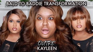  $40 Reverse Ombre Synthetic Wig | Outre Color Bomb Synthetic Hd Lace Front Wig - Kayleen