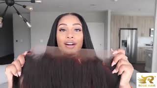 Rosehair 13*4 Lace Frontal With 3 Bundles Mink Hair