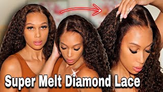  Lace That Melts Without Glue! Diamond Lace Wig