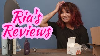 Ria Reviews Amazon Scalp Massager. Unboxing Hair Products.