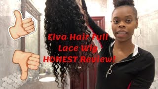 Elva Hair Full Lace Wig Unboxing & Initial Review  | Aliexpress Hit Or Miss??