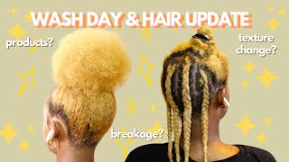 Blonde Natural Hair Routine   Q&A + Go To Products + Styling  | Cheymuv