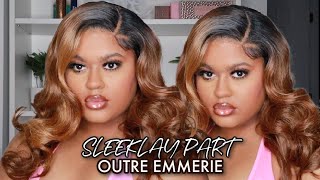 New! Outre Synthetic Hair Sleeklay Part Hd Lace Front Wig - Emmerie | Courtney Jinean