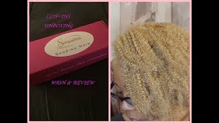 The Best Afro Curly Clip Ins | For Natural Hair | Unboxing | Wash | Review | Sassina Hair