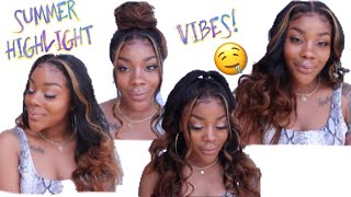 Summer Ombre Wig| How To| Install & Styles| Bilace Wigs | Beautywithty