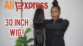 Aliexpress 30" Inch Frontal Wig| Under $300!! Unboxing