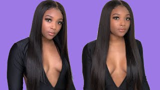 How To Make Closure Look Like A Frontal | Glueless Lace Closure Wig Install
