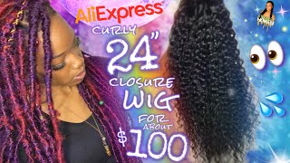 Best Deep Wave Lace Closure Wig On Aliexpress?!  Feat. Cranberry Hair  | Unboxing