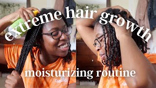 Extreme Hair Growth: Moisturizing And Maintenance Routine