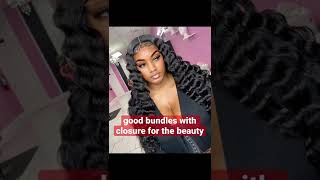 Good Bundles With Lace Closure For The Beauty 26Inch 28Inch 30Inch Hair #Wigs #Lacewigs #Hairsalon
