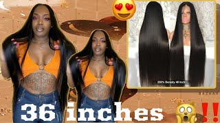 *Must See* 36 Inch Wig Review| !!Luvin Hair Aliexpress| @Colouredbydeana