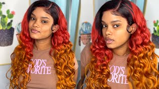 Best Colored Hair Vendors On Aliexpress | Alinanacolored 13X6 Lace Frontal Wigs