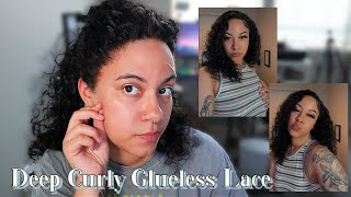 Deep Curly Frontal Install | Tinashe Hair