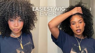 The Best Beauty Supply Store Curly Wig With Bangs Ever Featuring Shakengo Curlified Wig