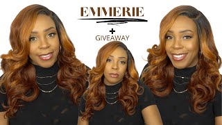Outre Synthetic Hair Sleeklay Part Hd Lace Front Wig - Emmerie +Giveaway --/ Wigtypes.Com