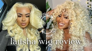 Sensationnel "Latisha" Wig Review  | Flexi Rod Set + Bangs Ft. Blackhairspray