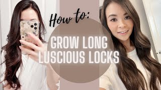 Long Luscious Locks - Hair Care Products I Use To Grow My Hair Long & Healthy | Irene Simply