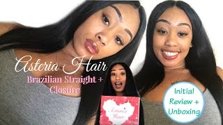 Best Straight Hair On Aliexpress | Asteria Hair Brazilian Straight + Lace Closure Review