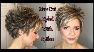 Hair Tutorial: My New Cut - Spiked Style!
