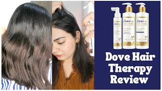 Review Of The *New* Dove Hair Therapy Breakage Repair Range -Shampoo Conditioner & Leave On Solution