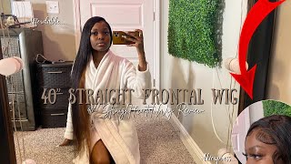 40" Frontal Wig Review | Aliexpress | Affordable Wig | Wigirl