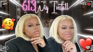 Affordable Amazon Wig ( 613 Bob Install ) Under $100 | Medusa Ali