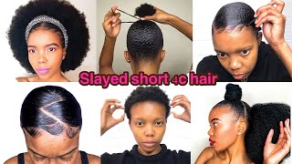 Super Short 4C Hairstyles[Black Girl Magic] Ft Nthabiseng_Petlane