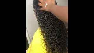 Kisslove Kinky Curly 13X4/13X6 Lace Front Human Hair Wigs For Black Women Brazilian Deep Part Hd