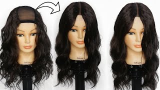 How To Make A Wig Without Frontal | Hot Glue Method \ And  Answering Your Questions.
