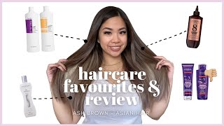 Ash Brown Hair Care Product Favourites And Review | Toned And Healthy
