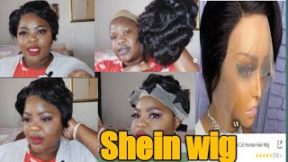 Shein Human Hair Wig Install.Lace Frontal.Lifewithalice.South African Youtuber