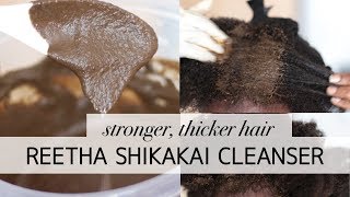 Reetha Shikakai Cleansing Mud For Stronger, Thicker 4C Hair