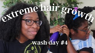 Extreme Hair Growth Wash Day Routine: Wash Day #4