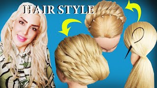 Easy Hair Using Hair Accessories