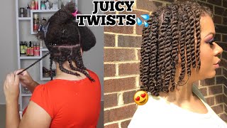How To Twists Natural Hair Properly As A Protective Style - No Added Hair Needed!