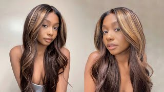 Detailed Highlight Lace Front Wig Install | Perfect For Woc | Ft. Wiggins Hair