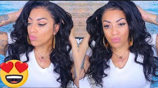 Melt That Lace Frontal | Watch Me Install & Slay This Wig W/ Baby Hairs  Feat Jacksunwig.Com