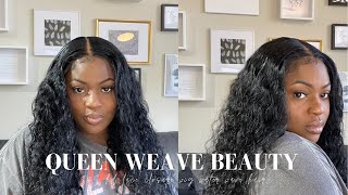 How To Style Water Wave 5X5 Hd Lace Closure Wig | 100% Virgin Hair Queen Weave Beauty