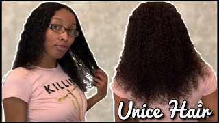 16" Must Have Curly Wig | Affordable Brazilian Jerry Curly Lace Closure Wig Ft. Amazon Unice Ha