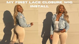 My First Lace Closure Wig Install | 613 5X5 Hd Closure Wig | Beginner Friendly | Birthday Vibes