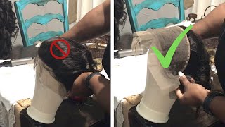 How To Properly Place A Closure Wigmaking101 Lace Frontal Basics